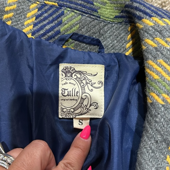 Tulle, size small, plaid - Picture 3 of 4